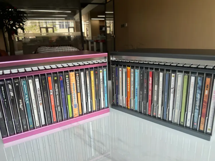 Racks de armazenamento de CD em liga de alumínio
