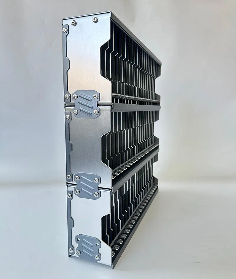 Caixa de armazenamento de cassetes de metal